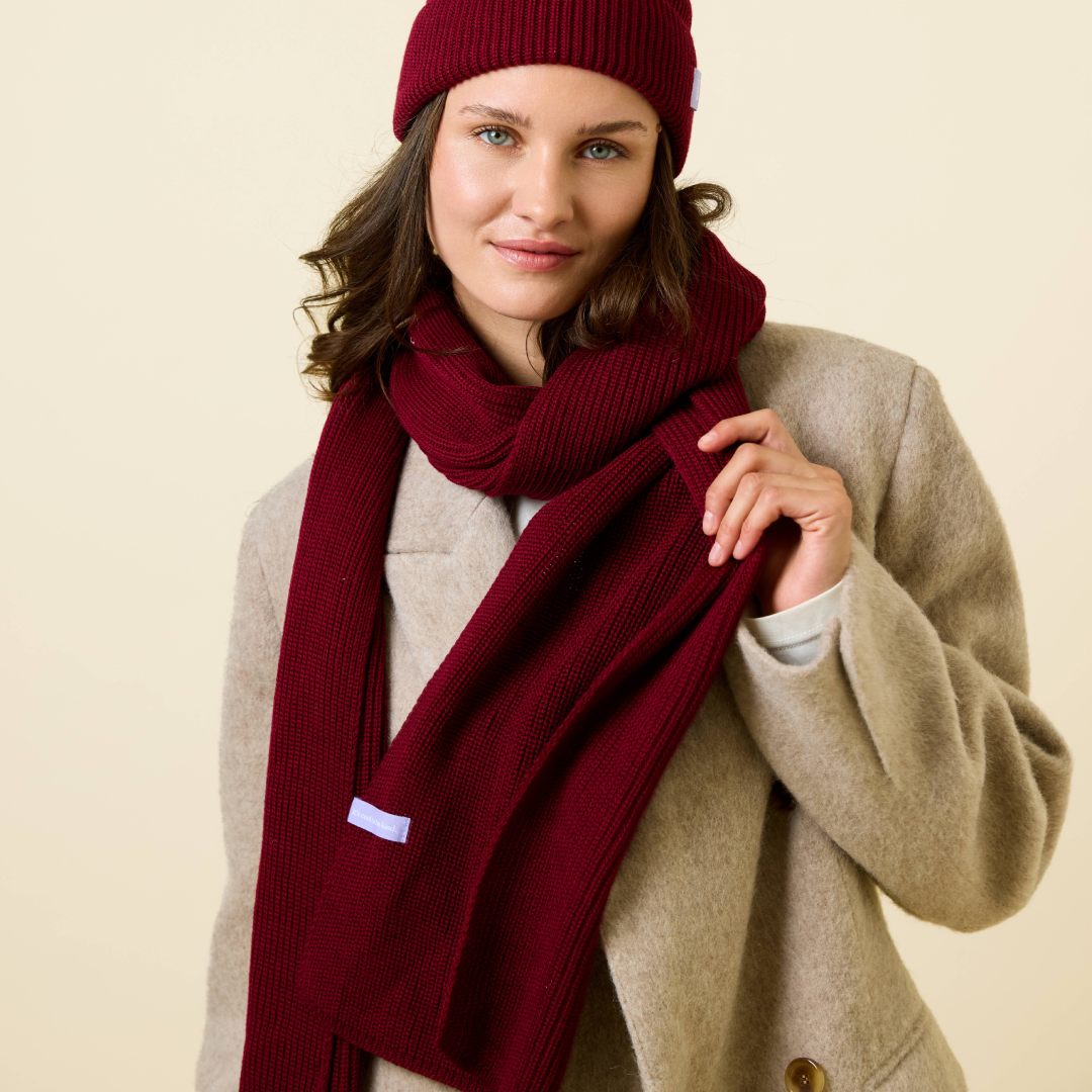 Schal aus Merinowolle